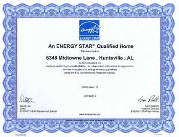 Energy Star Certification